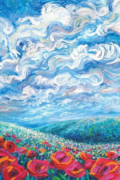 Image for event: Paint and Pour: Flowering Fields