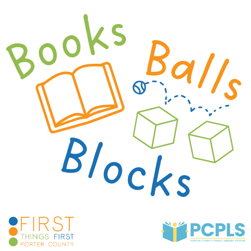Image for event: Books Balls Blocks